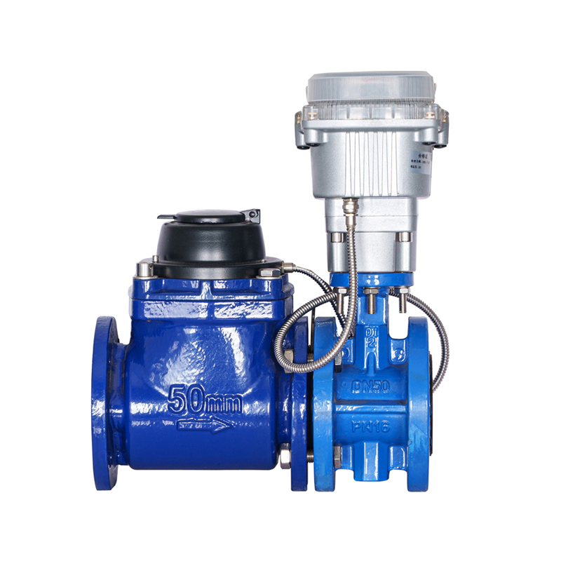 WPH DN50-DN200 Horizontal Detachable Screw Wing Valve-Controlled Water Meter (with Stacked Valve)